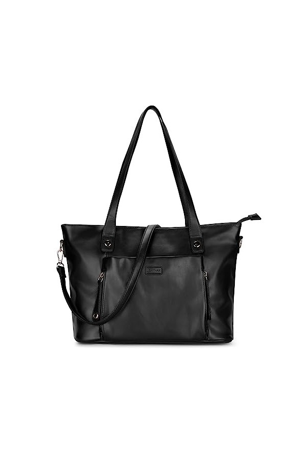 UBAYMAX Sac Cabas en Cuir Femme, Grande Sac à Main Femme pour 15.6 Pouces Ordinateur, Sac a Main de Cours avec Bandoulieres E