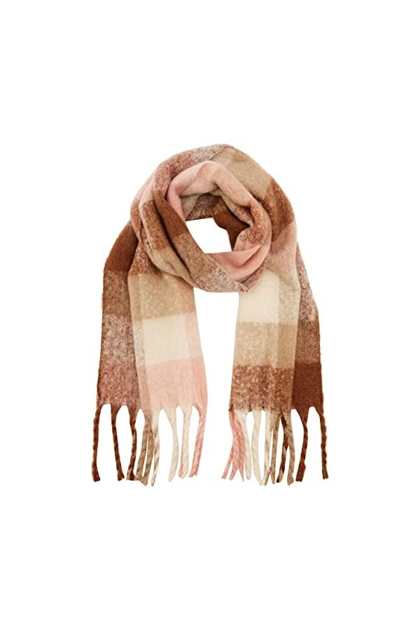 VERO MODA Vmivy League Écharpe GA Noos, Sable verveine, Taille Unique Femme