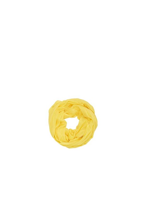 s.Oliver 38.899.91.5812 Snood Echarpe, Jaune Jaune 1201 , Unique Taille du Fabricant: 1 Femme