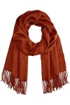 SPARKZ COPENHAGEN Gazella Scarf Echarpe, châtaigne, Taille Unique Femme