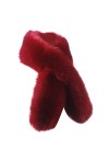 Foulard dété léger chaud automne hiver imitation renard col raton laveur chien écharpe peluche épaisse écharpe épaule cape é