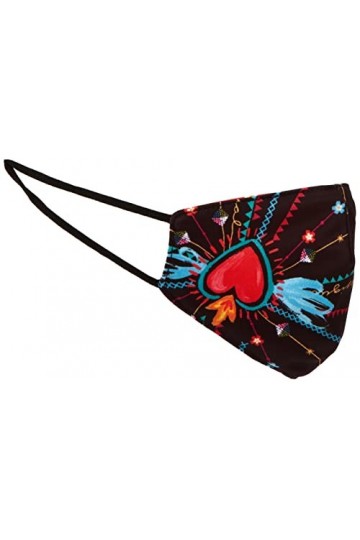 Desigual Mask_Kids_INMYHEART Voile, Red, Taille Unique aux Femmes