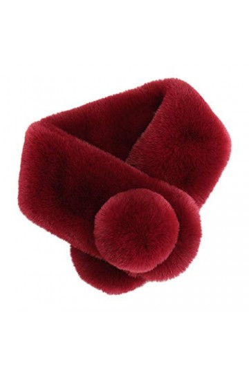 Asudaro Femmes Fausse Fourrure Écharpe dhiver Écharpe De Mariée Écharpe De Mariée Étole Chaud Col De Fourrure De Foulards Éc