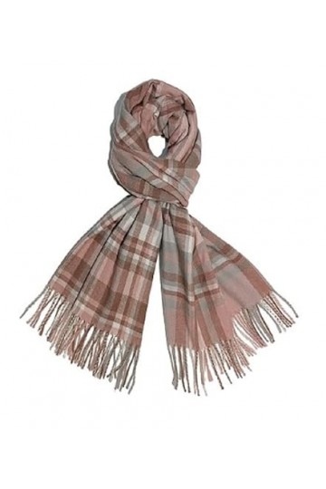 TTW Écharpe femme, foulards cou femme, doux et chaud, écharpe longue, manteau femme, comme cachemire, rose, L