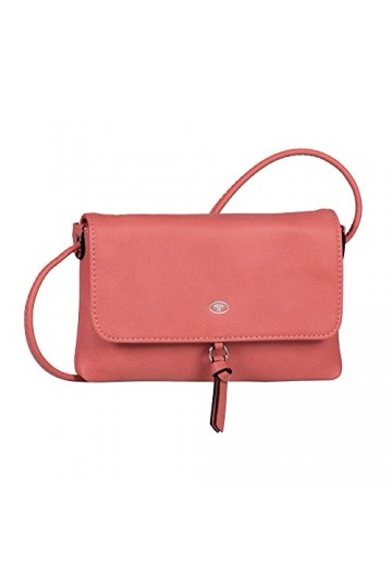 Tom Tailor Luna, Sac bandoulière sans Fermeture éclair Femme, Rouge pastèque