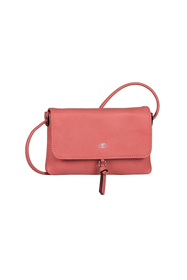 Tom Tailor Luna, Sac bandoulière sans Fermeture éclair Femme, Rouge pastèque