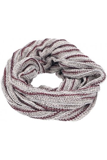 GURU SHOP Écharpe douce en boucle, pour homme/femme, rouge, coton, taille : taille unique, écharpes vêtements alternatifs, gr