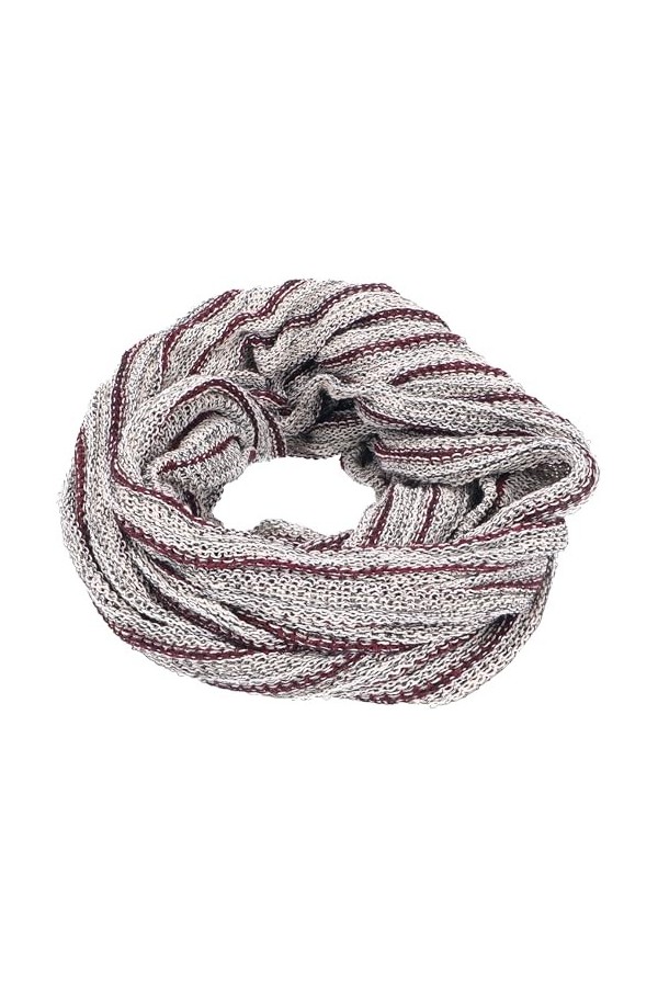 GURU SHOP Écharpe douce en boucle, pour homme/femme, rouge, coton, taille : taille unique, écharpes vêtements alternatifs, gr