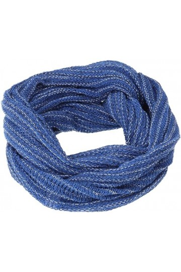 GURU SHOP Écharpe Loop douce, pour homme/femme, rouge, coton, taille unique, bleu, taille unique