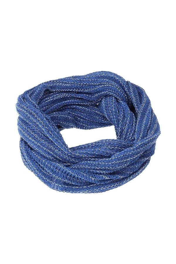 GURU SHOP Écharpe Loop douce, pour homme/femme, rouge, coton, taille unique, bleu, taille unique