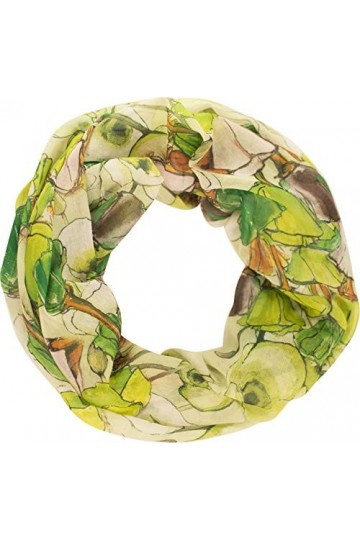 fashionchimp ® Écharpe tube dété pour femme avec motif floral, Orange 200 , taille unique