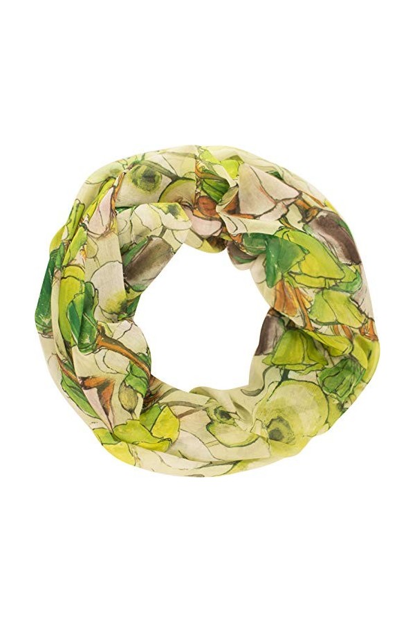 fashionchimp ® Écharpe tube dété pour femme avec motif floral, Orange 200 , taille unique