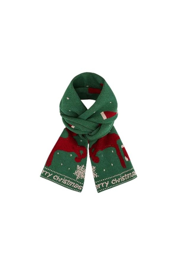 OIUHJN Écharpe de Noël en tricot pour femme - Chaleur dhiver polyvalente - Écharpe et tour de cou - Écharpe en soie pour hom