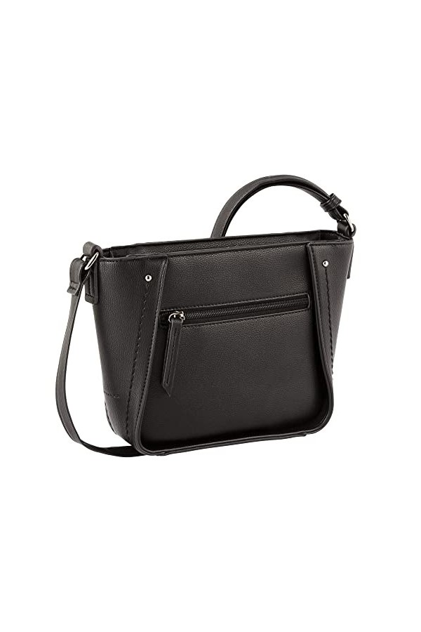 TOM TAILOR Jacky, Sac à bandoulière Femme, Noir, M
