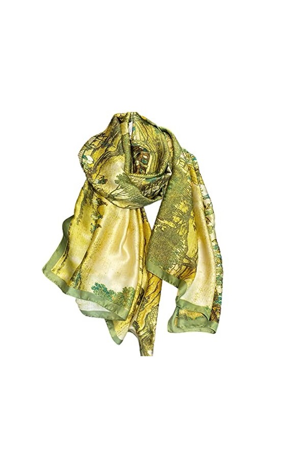 LANKEE Silk Scarf Women Shawl Purple Scarf écharpe dames châle mariage