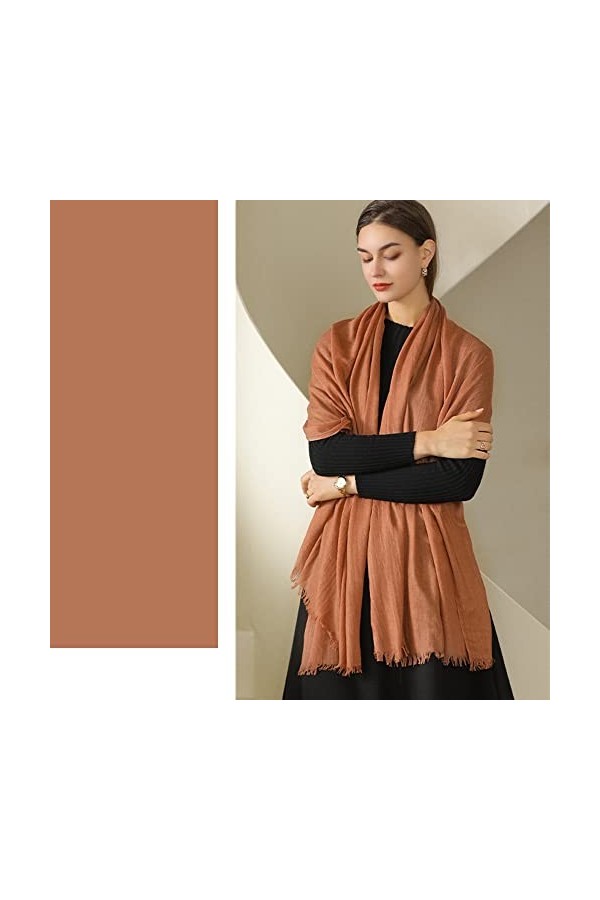 Écharpe longue en viscose pour homme et femme,Protection solaire,Grande plage,Foulard à franges,Super doux,Confortable pour l