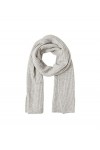 PIECES PCJESLIN Wool Long Scarf Noos BC Écharpe, Gris Clair chiné, Taille Unique Femme