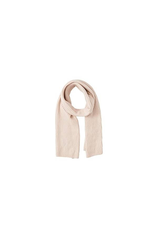 PIECES PCJESLIN Wool Long Scarf Noos BC Écharpe, Gris Clair chiné, Taille Unique Femme