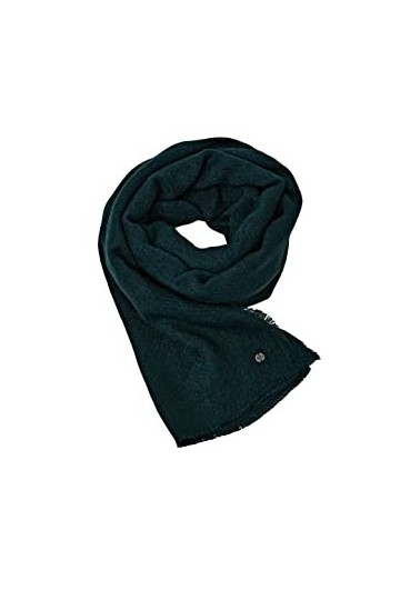 ESPRIT 122ca1q301 Écharpe Tendance, 376/Dark Teal Green 2, Taille Unique Femme