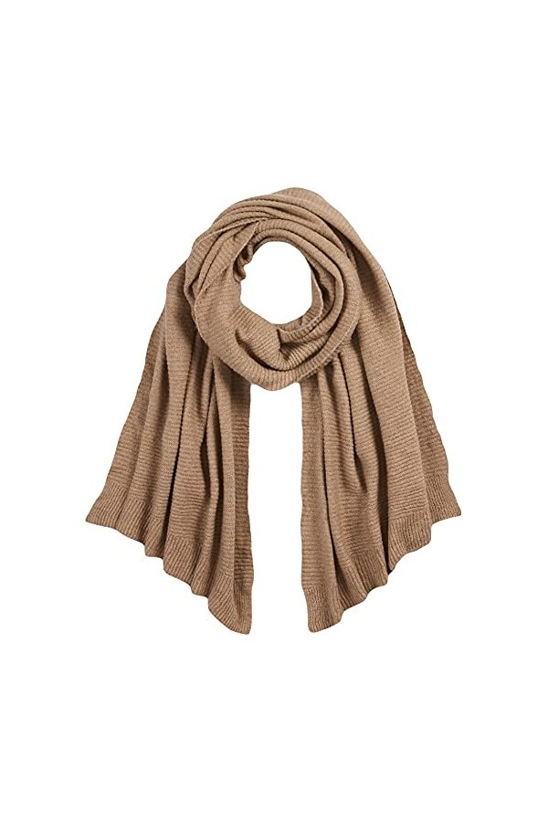 Pieces Pcbenilla Long Scarf Noos BC Écharpe, Bouleau, Taille Unique Femme