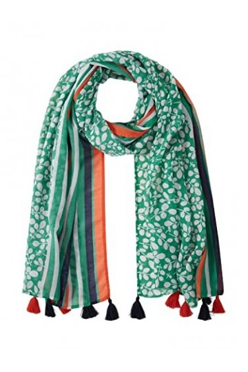 TOM TAILOR 1035268 Écharpe Femme ,31032 - Vivid Leaf Green ,ONESIZE