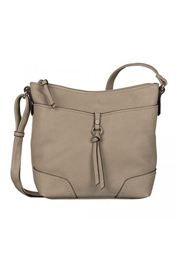 TOM TAILOR Imeri, Sac à bandoulière Femme, Taupe, S