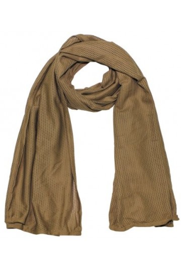 MFH écharpe Sniper - 160 x 70 cm, 100% Polyamide, Marron - Coyote