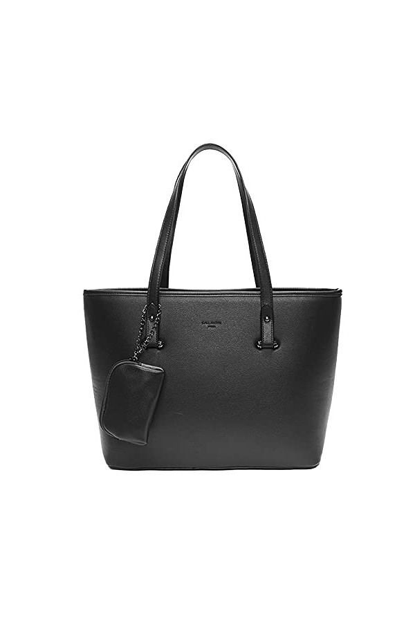 Gallantry Grand Sac A Main Femme Multipoches - Cabas Fourre-Tout Format A4 - Cours Lycée Similicuir pour Ville Shopping Trava