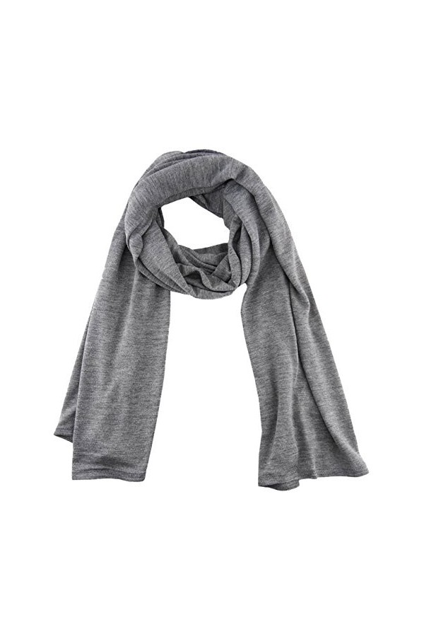 TigerTie - Écharpe unie - Dimensions : 180 x 30 cm - 100 % viscose - Rouge - Taille Unique