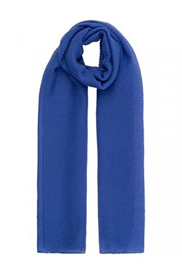 ApartFashion Écharpe Unie, Bleu, Taille Unique Femme