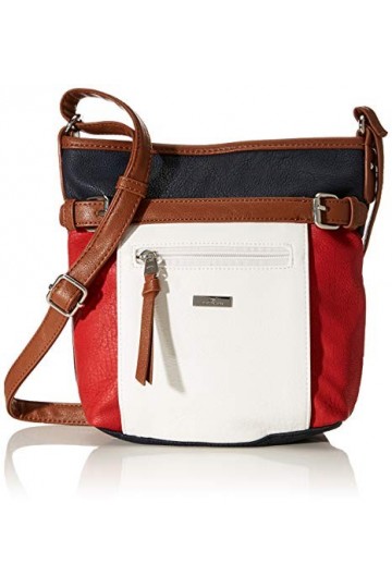 Tom Tailor Acc Juna, Sac bandoulière Femme, Multicolore Maritim , 26x24x7.5 Centimeters W x H x L 