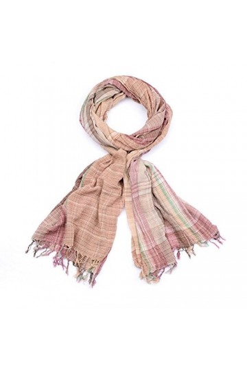 styleBREAKER rayures colorées modèle de foulard à carreaux avec une frange, homme 01018075, couleur:multicolore/modèle-6