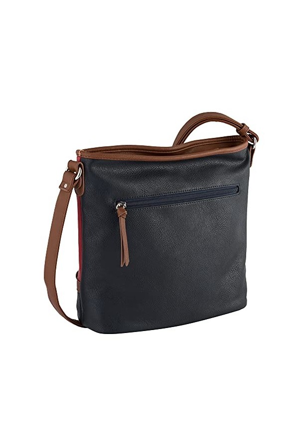 Tom Tailor Acc Juna, Sac bandoulière Femme, Multicolore Maritim , 30x28x10 Centimeters W x H x L 