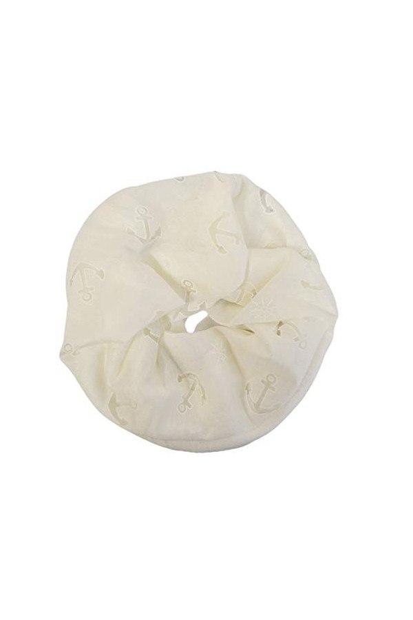 DS-70 Écharpe tour de cou avec motif ancre marine - Rouge - Taille Unique