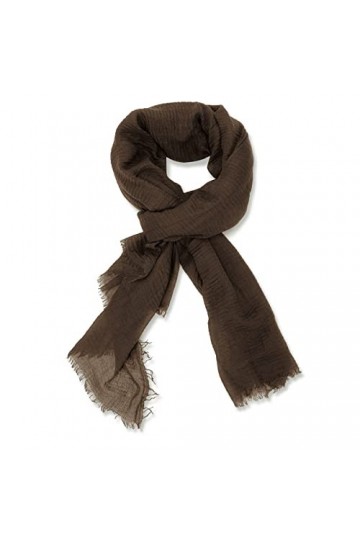 Foulard Femme Chèche Écharpe en Linge de Coton Châle Doux Vintage Grand Étole Léger Vogue Elégante pour Printemps Automne Cad