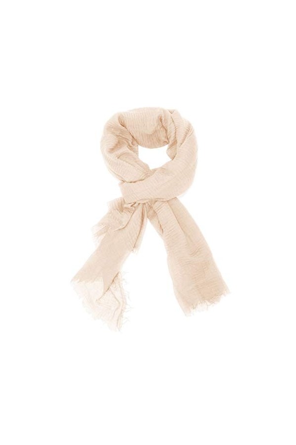 Foulard Femme Chèche Écharpe en Linge de Coton Châle Doux Vintage Grand Étole Léger Vogue Elégante pour Printemps Automne Cad