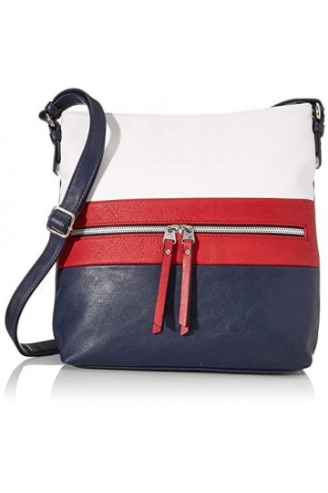 Tom Tailor Acc Ellen, Sacs bandoulière femme, Multicolore Maritim , 30x30x8 cm W x H L 