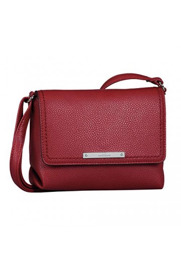 Tom Tailor Acc Lou, Sac à lépaule Femme, Rouge, S