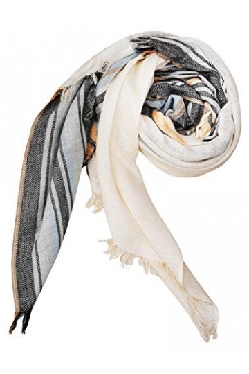 Zaina Écharpe en coton et viscose unisexes pour hommes et femmes - pour tous les âges