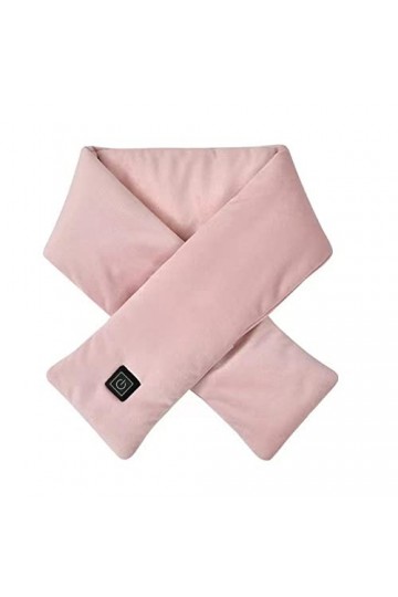 Runmeihe Écharpe chauffante pour homme et femme - Écharpe chauffante douce avec 3 niveaux de chauffage - Chauffage rapide USB