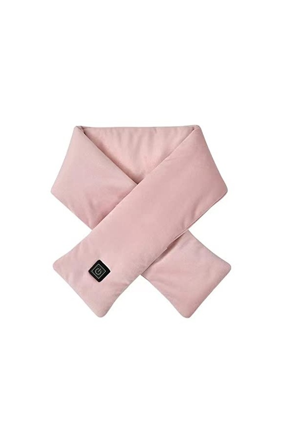 Runmeihe Écharpe chauffante pour homme et femme - Écharpe chauffante douce avec 3 niveaux de chauffage - Chauffage rapide USB