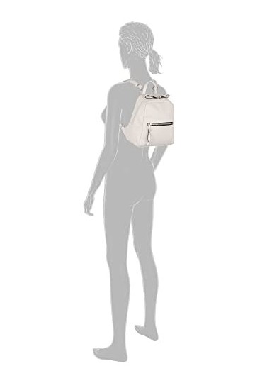 Tom Tailor Acc Tinna Flash, Sac à Femme, Blanc Weiß , 24x25x10.5 Centimeters W x H x L 