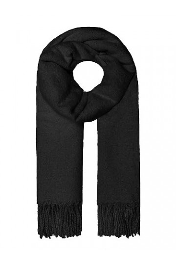 ONLY ONLLIMA Long Frill Scarf CC Echarpe, Noir, Taille Unique Lot de 100 Femme