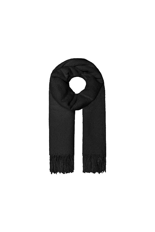 ONLY ONLLIMA Long Frill Scarf CC Echarpe, Noir, Taille Unique Lot de 100 Femme