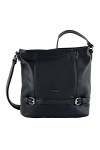 Tom Tailor Acc Juna, Sac bandoulière Femme, Noir Black , 30x28x10 cm B x H x T 