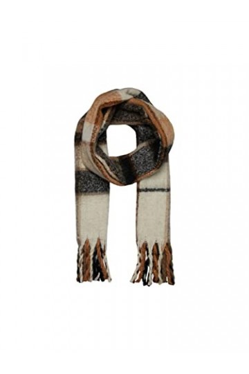 Pieces Pcamija Long Scarf BC Écharpe, Gris Clair, Taille Unique Femme