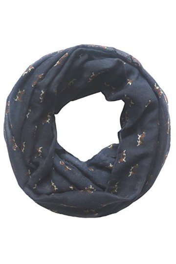 Lina & Lily - Echarpe - Femme - Bleu - Taille unique