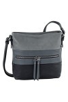 Tom Tailor Acc Ellen, Sacs bandoulière femme, Noir Schwarz , 25.5x23.5x5.5 cm W x H L 