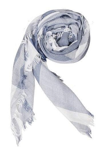 Zaina Écharpe en coton viscose unisexe pour hommes et femmes - pour tous les âges