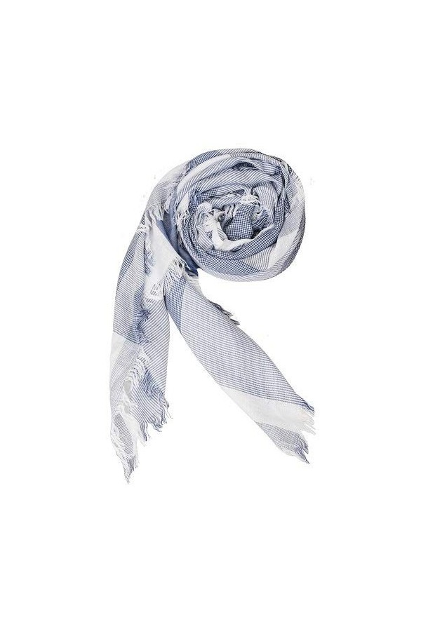 Zaina Écharpe en coton viscose unisexe pour hommes et femmes - pour tous les âges